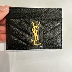Saint Laurent Black Card Holder